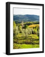 Pieve Di Santa Maria Novella near Radda in Chianti-Terry Eggers-Framed Photographic Print