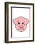 Pig - Animaru Cartoon Animal Print-Animaru-Framed Giclee Print