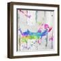 Pig Colorful-OnRei-Framed Art Print