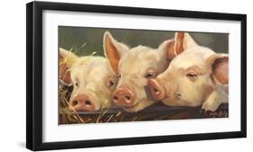 Pig Heaven-Carolyne Hawley-Framed Art Print