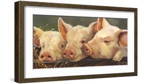 Pig Heaven-Carolyne Hawley-Framed Art Print