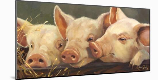 Pig Heaven-Carolyne Hawley-Mounted Art Print