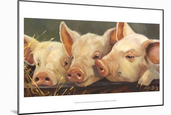Pig Heaven-Carolyne Hawley-Mounted Art Print