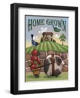 Pig HG-Margaret Wilson-Framed Premium Giclee Print