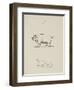 Pig Illustrations and Verse From Nonsense Alphabets by Edward Lear.-Edward Lear-Framed Giclee Print