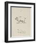 Pig Illustrations and Verse From Nonsense Alphabets by Edward Lear.-Edward Lear-Framed Giclee Print