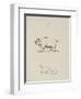 Pig Illustrations and Verse From Nonsense Alphabets by Edward Lear.-Edward Lear-Framed Giclee Print