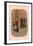 Pig in Dunce Cap and School Master-A. Gual-Framed Art Print