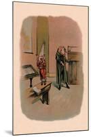 Pig in Dunce Cap and School Master-A. Gual-Mounted Art Print