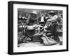 Pig Lady at the Paris Animal Market, 20th Century-Andrew Pitcairn-knowles-Framed Giclee Print