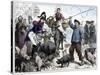 Pig market, Boulogne-Frederick Barnard-Stretched Canvas