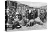 Pig Market, Pyrenees-null-Stretched Canvas