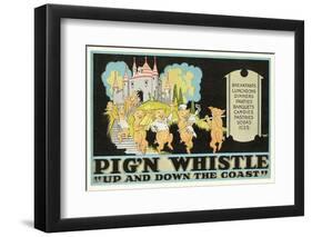 Pig'n Whistle Advertisement-Found Image Press-Framed Photographic Print