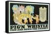 Pig'n Whistle Advertisement-Found Image Press-Framed Stretched Canvas