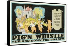 Pig'n Whistle Advertisement-Found Image Press-Framed Stretched Canvas