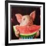 Pig Out-Lucia Heffernan-Framed Art Print