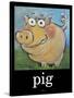 Pig Poster-Tim Nyberg-Stretched Canvas