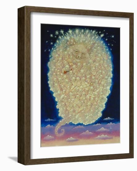 Pig's Heaven-Bill Bell-Framed Giclee Print