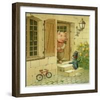 Pig Singer, 2006-Kestutis Kasparavicius-Framed Giclee Print