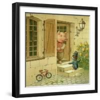 Pig Singer, 2006-Kestutis Kasparavicius-Framed Giclee Print