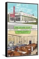Pig Stand Cafe, Albuquerque, New Mexico, Roadside Retro-null-Framed Stretched Canvas