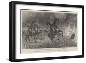 Pig-Sticking on the Bramapootra Churs, Baulked-null-Framed Giclee Print