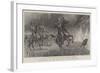 Pig-Sticking on the Bramapootra Churs, Baulked-null-Framed Giclee Print