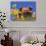 Pig with Daffodils in Bushel-Lynn M^ Stone-Photographic Print displayed on a wall