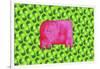 Pig with Green Apples, 2003-Julie Nicholls-Framed Giclee Print