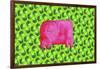 Pig with Green Apples, 2003-Julie Nicholls-Framed Giclee Print