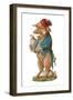 Pig with Stash of Money-German School-Framed Giclee Print