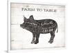 Pig Words-Jace Grey-Framed Premium Giclee Print