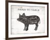 Pig Words-Jace Grey-Framed Art Print