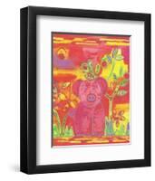 Pig-Lisa V^ Keaney-Framed Art Print