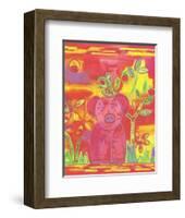 Pig-Lisa V^ Keaney-Framed Art Print