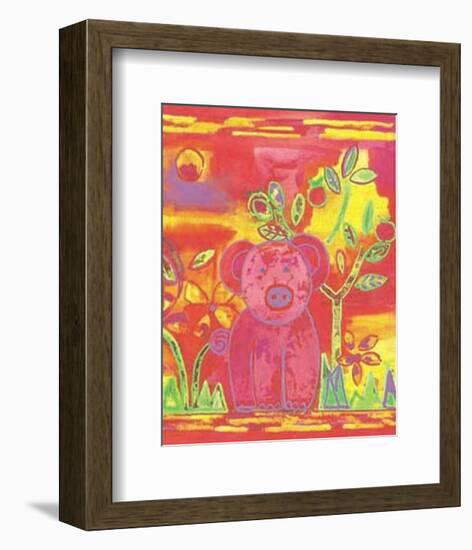 Pig-Lisa V^ Keaney-Framed Art Print