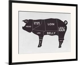 Pig-null-Framed Art Print