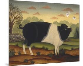 Pig-Diane Ulmer Pedersen-Mounted Art Print