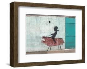 Pig-Banksy-Framed Giclee Print