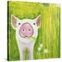 Pig-Michelle Faber-Stretched Canvas