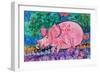 Pig-Brenda Brin Booker-Framed Giclee Print