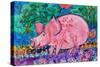 Pig-Brenda Brin Booker-Stretched Canvas