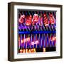 Pigale Neon, Paris-Tosh-Framed Art Print