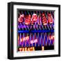 Pigale Neon, Paris-Tosh-Framed Art Print