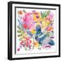 Pigeon Bouquet-Kerstin Stock-Framed Art Print