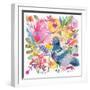 Pigeon Bouquet-Kerstin Stock-Framed Art Print