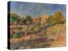 Pigeon Coop at Bellevue-Pierre-Auguste Renoir-Stretched Canvas