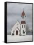 Pigeon Cove Chapel-David Knowlton-Framed Stretched Canvas