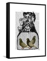 Pigeon Fancier-Fab Funky-Framed Stretched Canvas