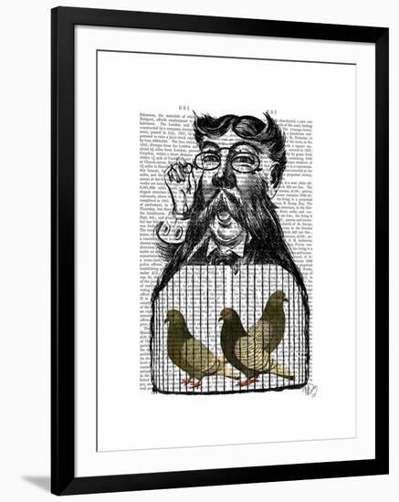 Pigeon Fancier-Fab Funky-Framed Art Print